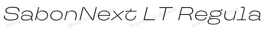 SabonNext LT Regula字体转换